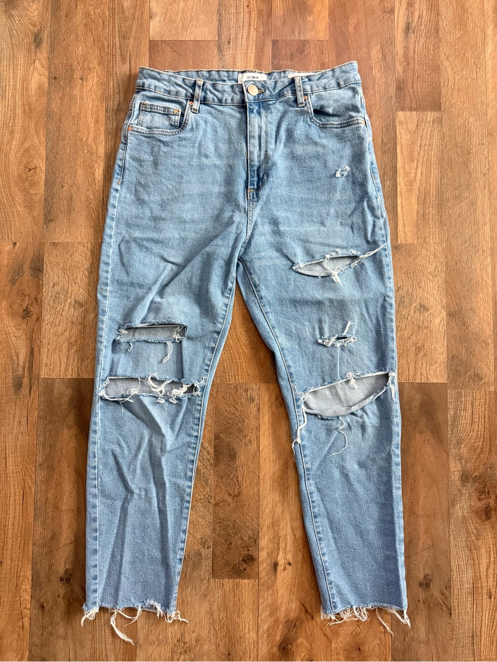 Cotton-On Stretch Mom Jeans - US 10